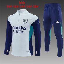 25/26  Arsenal  White Kids  1:1 Quality Training Jersey