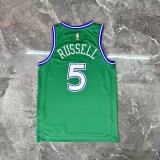 2026 Dallas Mavericks Retro Green #5 Russell 1:1 Quality NBA Jersey