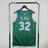 2026 Dallas Mavericks Retro Green #32 FLAGG  1:1 Quality NBA Jersey