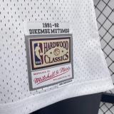 1991/1992 Denver Nuggets Retro  White #55 MUTOMBO 1:1 Quality NBA Jersey