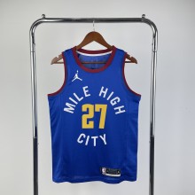 2021 Denver Nuggets Blue #27 MIURRAY   1:1 Quality NBA Jersey
