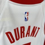 2023  Houston Rockets White #7 DURANT  1:1 Quality NBA Jersey
