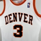 2006/2007 Denver Nuggets Retro White #3 IVERSON 1:1 Quality NBA Jersey