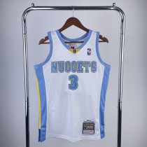 2006/2007 Denver Nuggets Retro White #3 IVERSON 1:1 Quality NBA Jersey