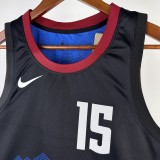 2024 Nuggets Black City Edition #15 JOKIC  1:1 Quality NBA Jersey