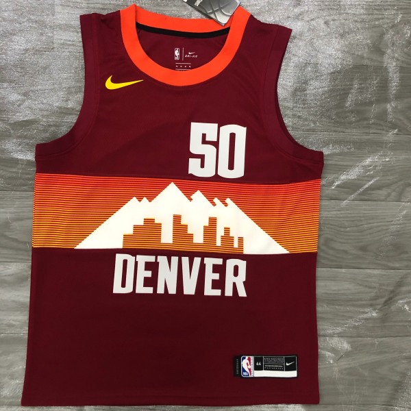 2021 Denver Nuggets City Edition Red #50 GORDON 1:1 Quality NBA Jersey