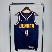 2023 Denver Nuggets Navy Blue #4 WESTBROOK 1:1 Quality NBA Jersey