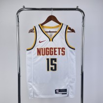 2023  Denver Nuggets White #15 JOKIC 1:1 Quality NBA Jersey