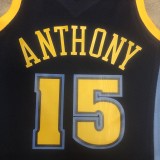 2006/2007  Denver Nuggets Retro Dark Blue #15 ANTHONY  1:1 Quality NBA Jersey