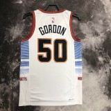 2023  Denver Nuggets City Edition White #50 GORDON 1:1 Quality NBA Jersey