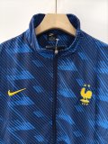 套装 26/27 (2026) France Windbreaker Sets With pants Blue 1:1 Quality Soccer Jersey 包含裤子