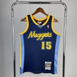 2006/2007  Denver Nuggets Retro Dark Blue #15 ANTHONY  1:1 Quality NBA Jersey