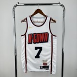 2025  Denver Houston Rockets City Edition White #7 DURANT  1:1 Quality NBA Jersey