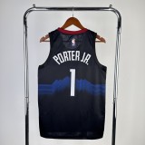 2024 Nuggets Black City Edition #1 PORTER JR.1:1 Quality NBA Jersey