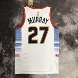 2023  Denver Nuggets City Edition White #27 MIURRAY 1:1 Quality NBA Jersey