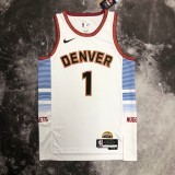 2023  Denver Nuggets City Edition White #1 PORTER JR. 1:1 Quality NBA Jersey