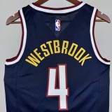 2023 Denver Nuggets Navy Blue #4 WESTBROOK 1:1 Quality NBA Jersey