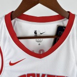2023 Houston Rockets Home White #4 GREEN  1:1 Quality NBA Jersey