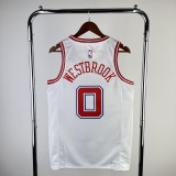 2026  Houston Rockets Home #0 WESTBROOK 1:1 Quality NBA Jersey