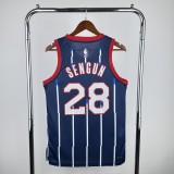 2023  Houston Rockets City Edition Blue #28 SENGUN   1:1 Quality NBA Jersey