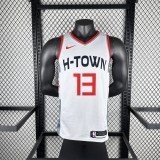 2020  Houston Rockets City Edition White #13 HARDEN   1:1 Quality NBA Jersey