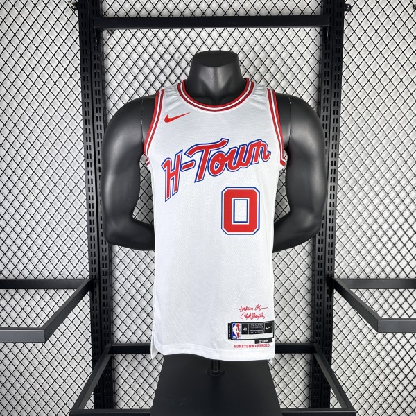 2026  Houston Rockets Home #0 WESTBROOK 1:1 Quality NBA Jersey