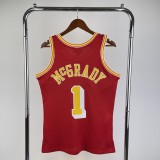 2004/2005  Houston Rockets Retro Red #1 MCGRADY  1:1 Quality NBA Jersey