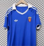 26/27（2026）Real Zaragoza  Retro Blue Fans 1:1 Quality Soccer Jersey