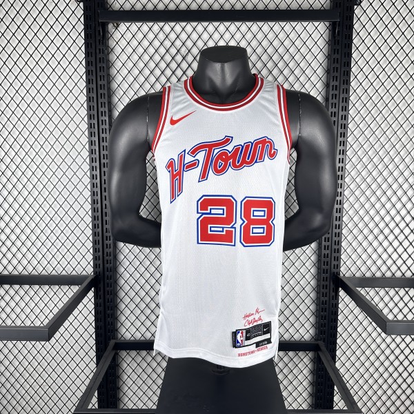 2026  Houston Rockets City Edition White #28 SENGUN  1:1 Quality NBA Jersey