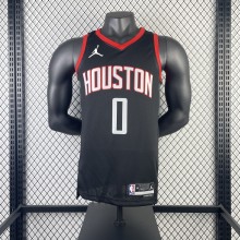 2024  Houston Rockets Black #0 WESTBROOK 1:1 Quality NBA Jersey
