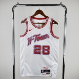 2026  Houston Rockets City Edition White #28 SENGUN  1:1 Quality NBA Jersey