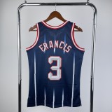 1999/2000  Houston Rockets Retro Blue #3  FRANCIS 1:1 Quality NBA Jersey