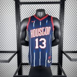 2023  Houston Rockets City Edition Blue 13 HARDEN   1:1 Quality NBA Jersey
