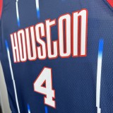 2023  Houston Rockets City Edition Blue #4 GREEN   1:1 Quality NBA Jersey