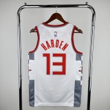2020  Houston Rockets City Edition White #13 HARDEN   1:1 Quality NBA Jersey