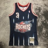 1999/2000  Houston Rockets Retro Blue #3  FRANCIS 1:1 Quality NBA Jersey