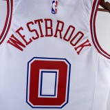 2026  Houston Rockets Home #0 WESTBROOK 1:1 Quality NBA Jersey