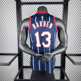 2023  Houston Rockets City Edition Blue 13 HARDEN   1:1 Quality NBA Jersey