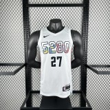 2025  Denver Nuggets White #27  GORDON 1:1 Quality NBA Jersey