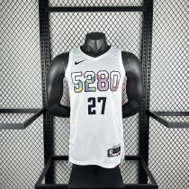 2025  Denver Nuggets White #27  GORDON 1:1 Quality NBA Jersey