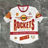 2026   Houston Rockets Retro White  1:1 Quality NBA Jersey