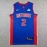 Detroit Pistons Cunningham #2 Blue 1:1 Quality NBA Jersey