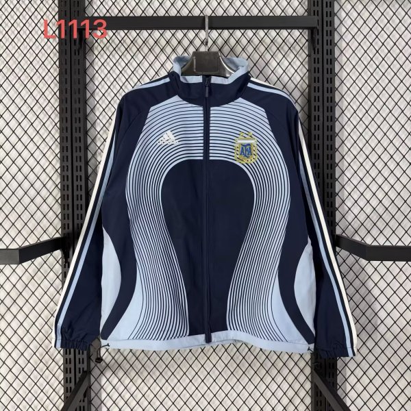 26/27 (2026) Argentina  Blue Black  Windbreaker