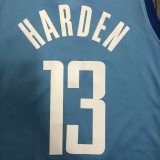 2021 Houston Rockets City Edition Blue #13 HARDEN   1:1 Quality NBA Jersey