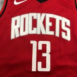 2021  Houston Rockets Red #13 HARDEN  1:1 Quality NBA Jersey
