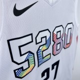 2025  Denver Nuggets White #27  GORDON 1:1 Quality NBA Jersey