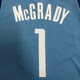 2021 Houston Rockets City Edition Blue #1 MCGRADY   1:1 Quality NBA Jersey