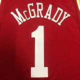 2026  Houston Rockets Retro Red #1 MCGRADY  1:1 Quality NBA Jersey