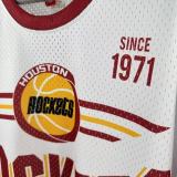 2026   Houston Rockets Retro White  1:1 Quality NBA Jersey