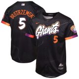 MLB Giant City Edition Black #5 YASTRZEMSKI  1:1 Quality Baseball Jerseys
